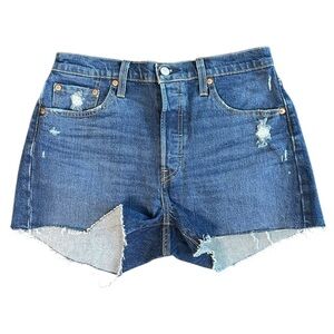 Levi's Women's 501 Original Jean Shorts Size 29 Medium Wash NWOT